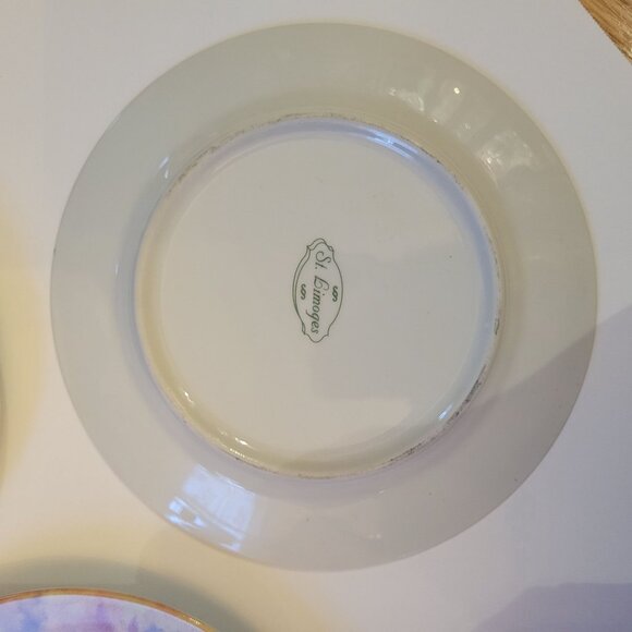 Set Of 5 St. Limoges Fruit-Themed Porcelain Plates Decorative Kitchenware - Picture 4 of 9